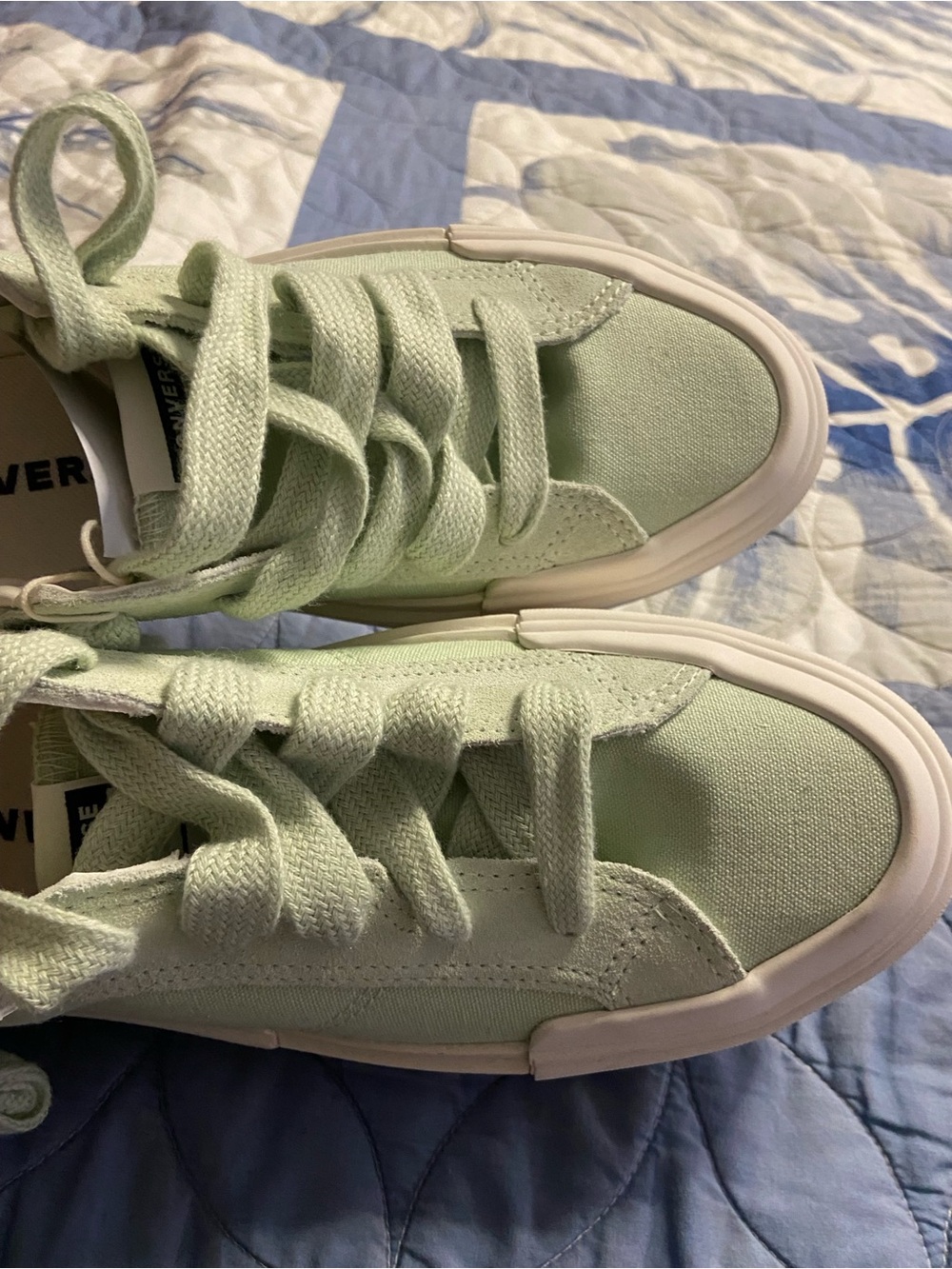 CONVERSE Mint Green Classic CHUCK TAYLOR Canvas Sneakers *UNISEX - Picture 5 of 8
